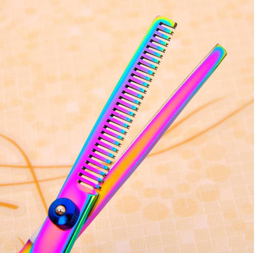 Professional Pet Grooming Scissors Set – Dogs – 4CR Stainless Steel, 17.5cm, 20-30% Thinning