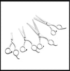 Professional Pet Grooming Scissors Set – Stainless Steel Fur Care Kit with Safety Tips