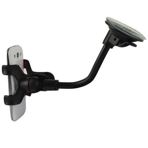 Universal 360° Rotatable Car Phone Holder – Strong Suction Mount Gooseneck