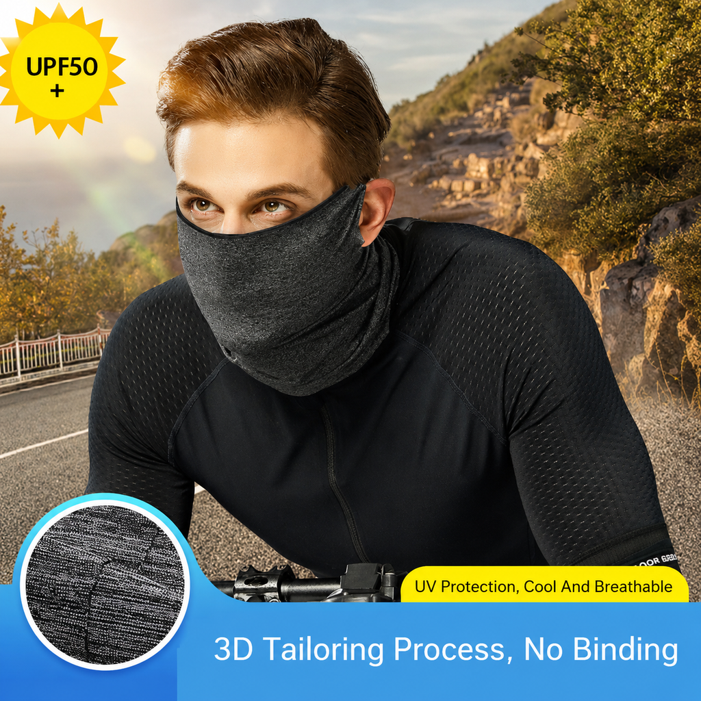 Cooling Balaclava Face Cover – UV Protection Neck Gaiter for Cycling, Running & Motorcycling